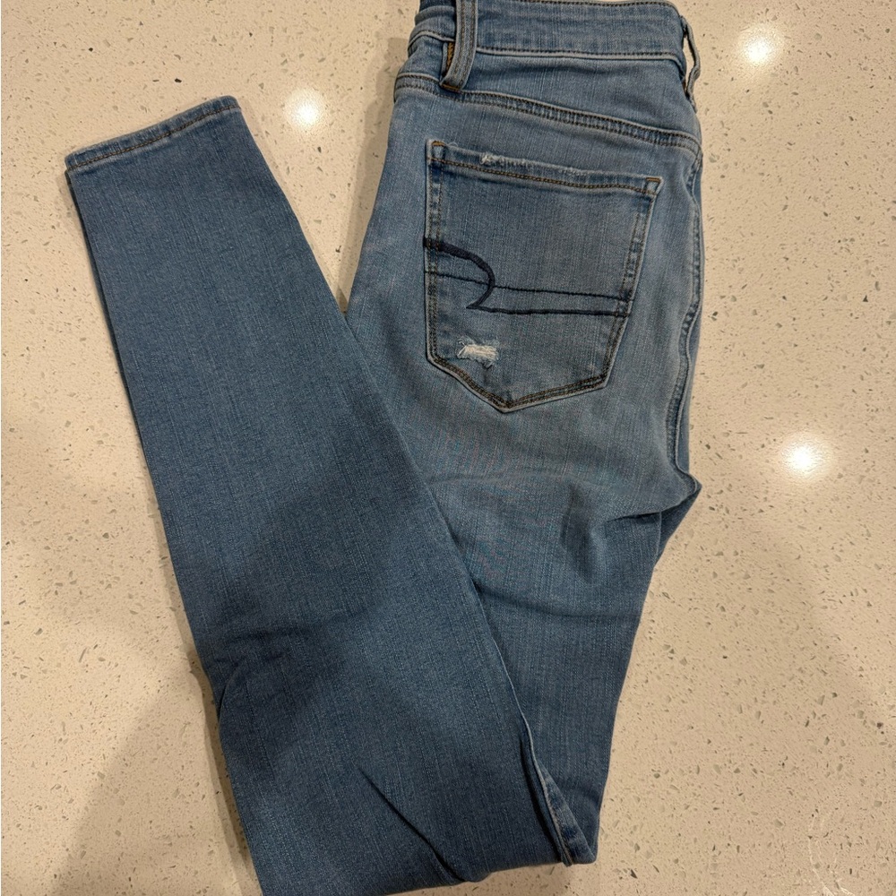 American Eagle Outfitters Light Blue Skinny Jeans
